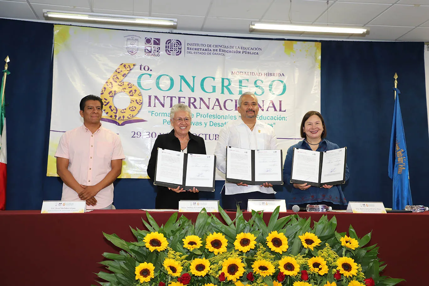 Sexto Congreso Internacional de Educación enmarca acuerdo entre ICEUABJO y SEP Oaxaca.